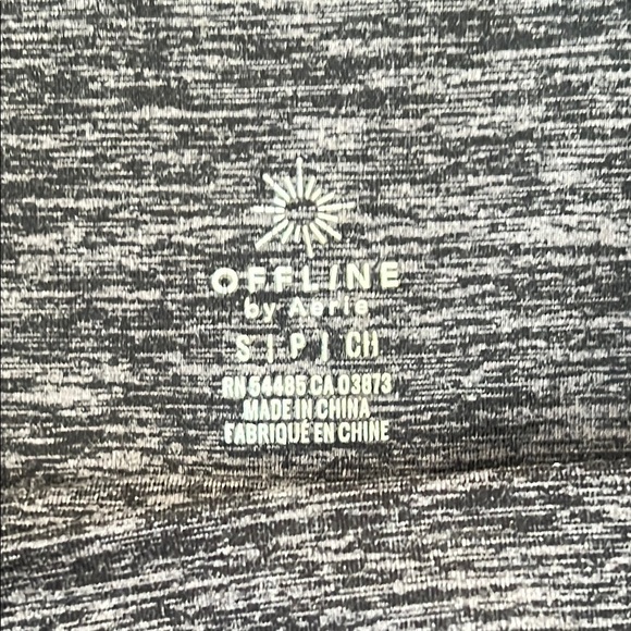 Offline by Aerie Fold Over Hugger High Waisted Jogger size: S Charcoal - Picture 5 of 5